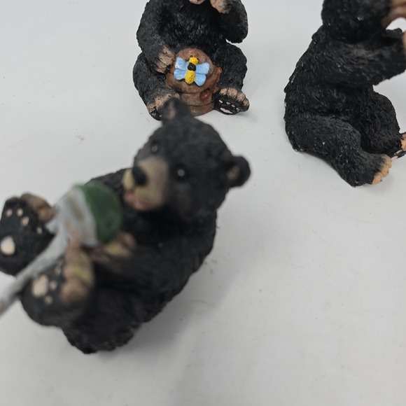 BEAR FIGURINES LOTS OF 5 - Picture 8 of 11